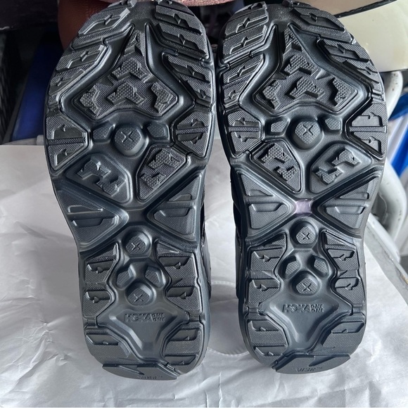Hoka One One Hopara Black Sandals Terrain Outdoor Hiking Trails Mens 9.5 - Picture 6 of 7